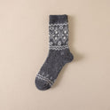 Autumn And Winter Ins Tide Mid-calf Thick Needle Double Needle Women's Socks