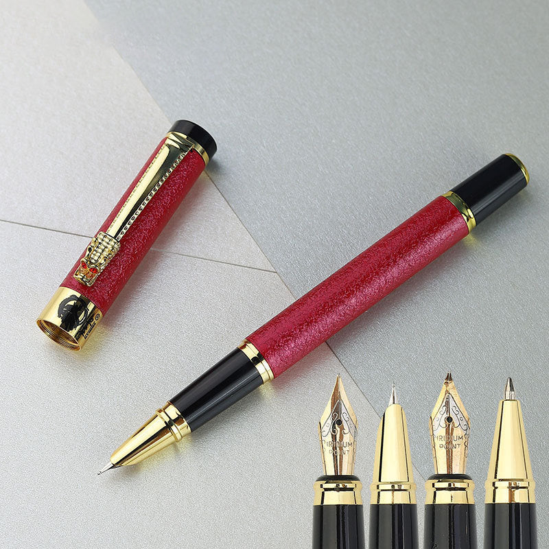 Fine Art Tip Metal Tap Fountain Pen