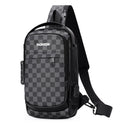 Men's Chest Bag Password Lock Men's Messenger Bag Travel Leisure