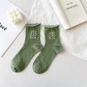 White Lace Cartoon Stockings Can Be Spring And Fall Japanese Jk Pile Of Socks Summer