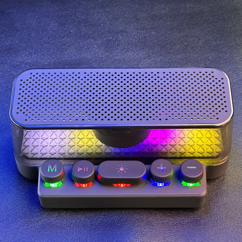 Colorful Bluetooth Speaker Keyboard Luminous