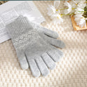 Cashmere-like Wavy Gloves For Men And Women