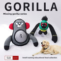 Missing Food Dog Toy Gorilla Sound Paper Sound Resistant To Biting Teeth Puzzle Interactive Pet Products