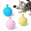 Interactive Ball Smart Cat Toys, Plush Electric Catnip Training Toy, Kitten Touch Sounding Pet Product, Squeak Toy