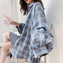 Ladies Plaid Design Niche Shirt