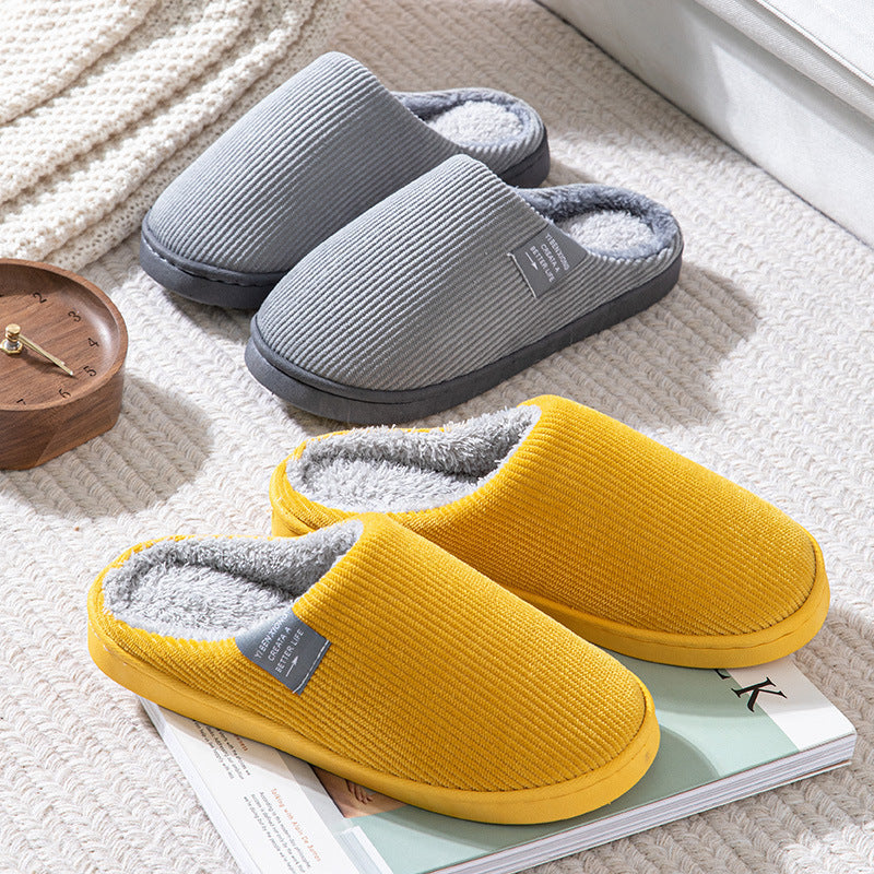 Winter Indoor Warm Cotton Slippers