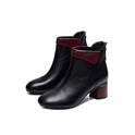 Autumn And Winter Mid-heel Net Red Student British Martin Boots