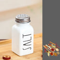 Barbecue Sprinkler Bottle Salt And Pepper Shaker Seasoning Bottle Square Glass Bottle