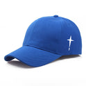 Baseball Cap Men's Polyester Cotton Cross Print Casual Sun Hat