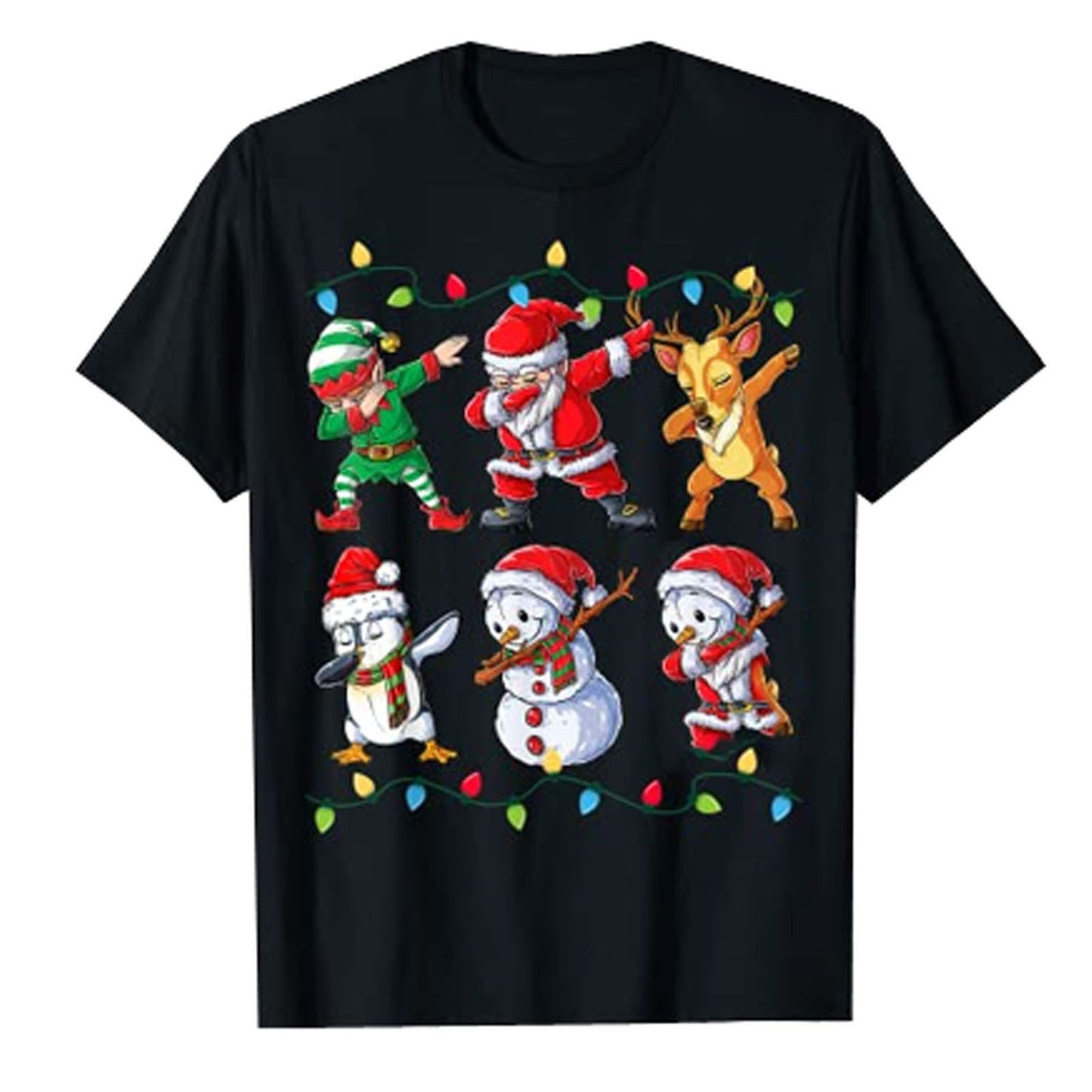 Christmas Printed Men's And Women's T-shirts