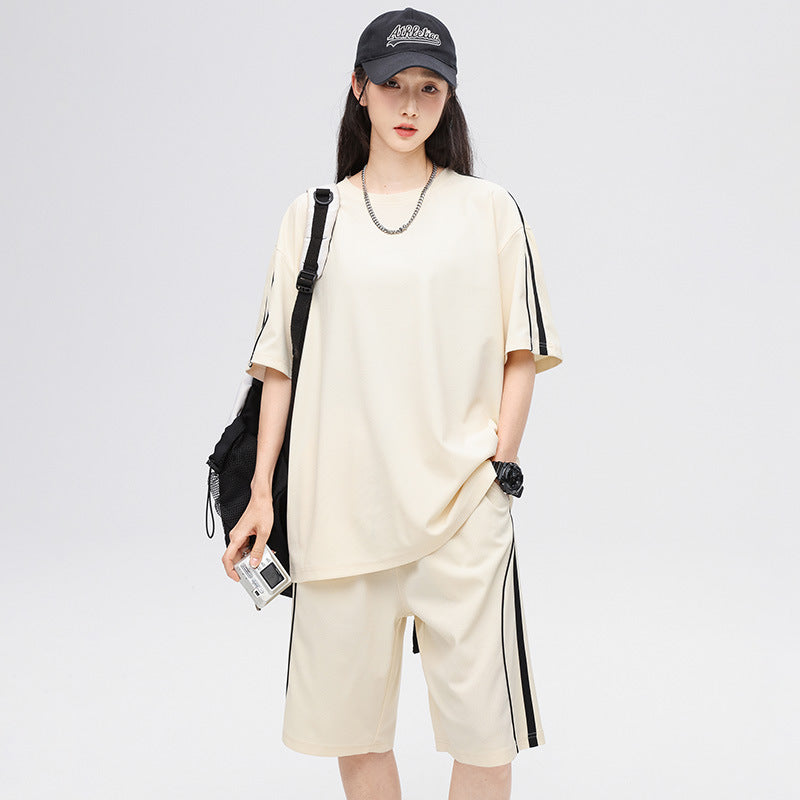 Fashion Sportswear Breathable Outdoor Daily Loose Two-piece Suit