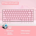 Mechanical Keyboard 82 Keys White Backlight Style Game