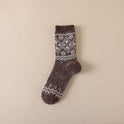 Autumn And Winter Ins Tide Mid-calf Thick Needle Double Needle Women's Socks