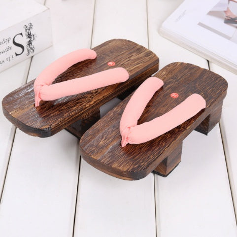 Two-toothed Clogs Japanese Gentleman Clogs Wooden Slippers