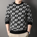 Autumn And Winter Men's Knitwear Round Neck Loose