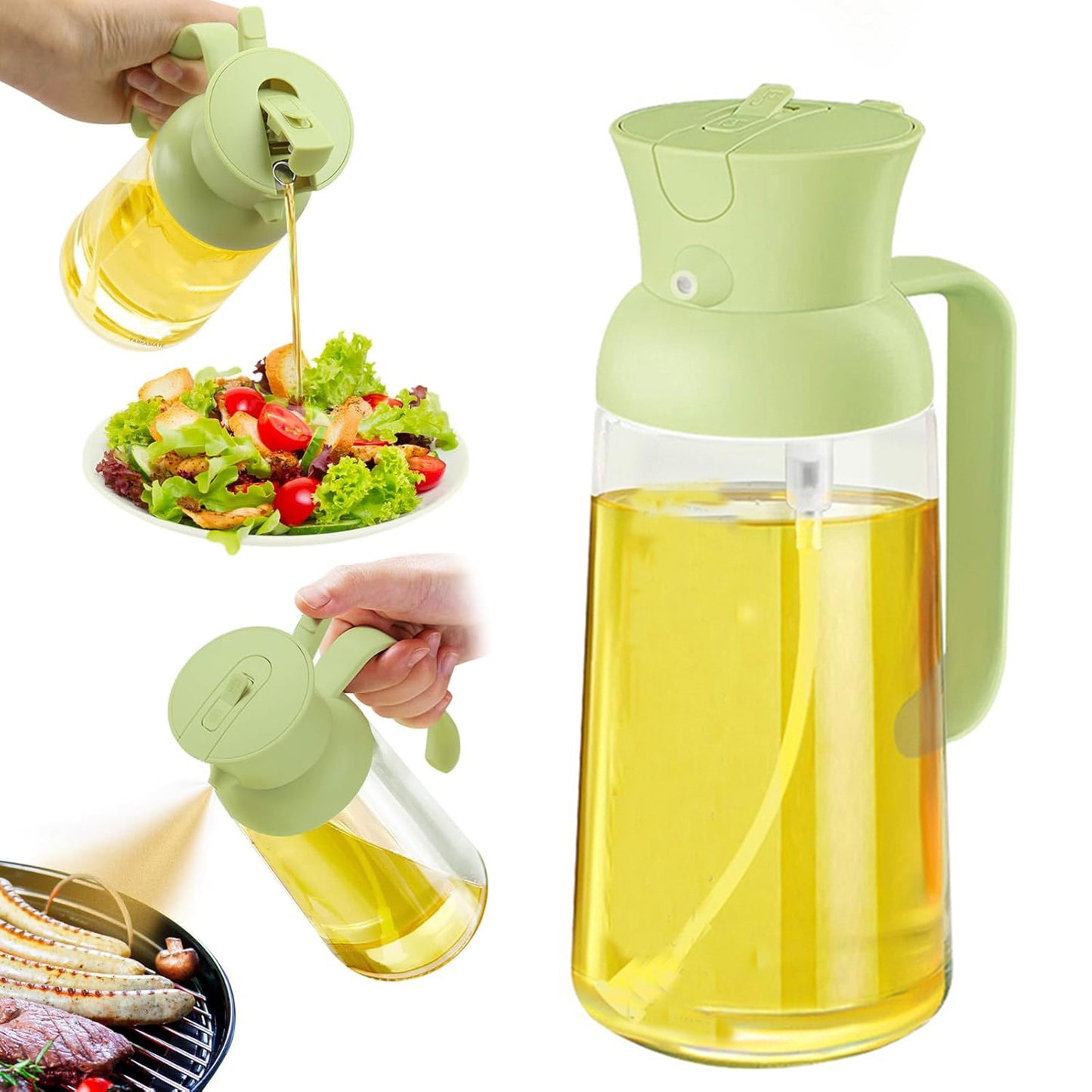 Kitchen Fuel Injector Dual-use Olive Dispenser Oil Sprayer