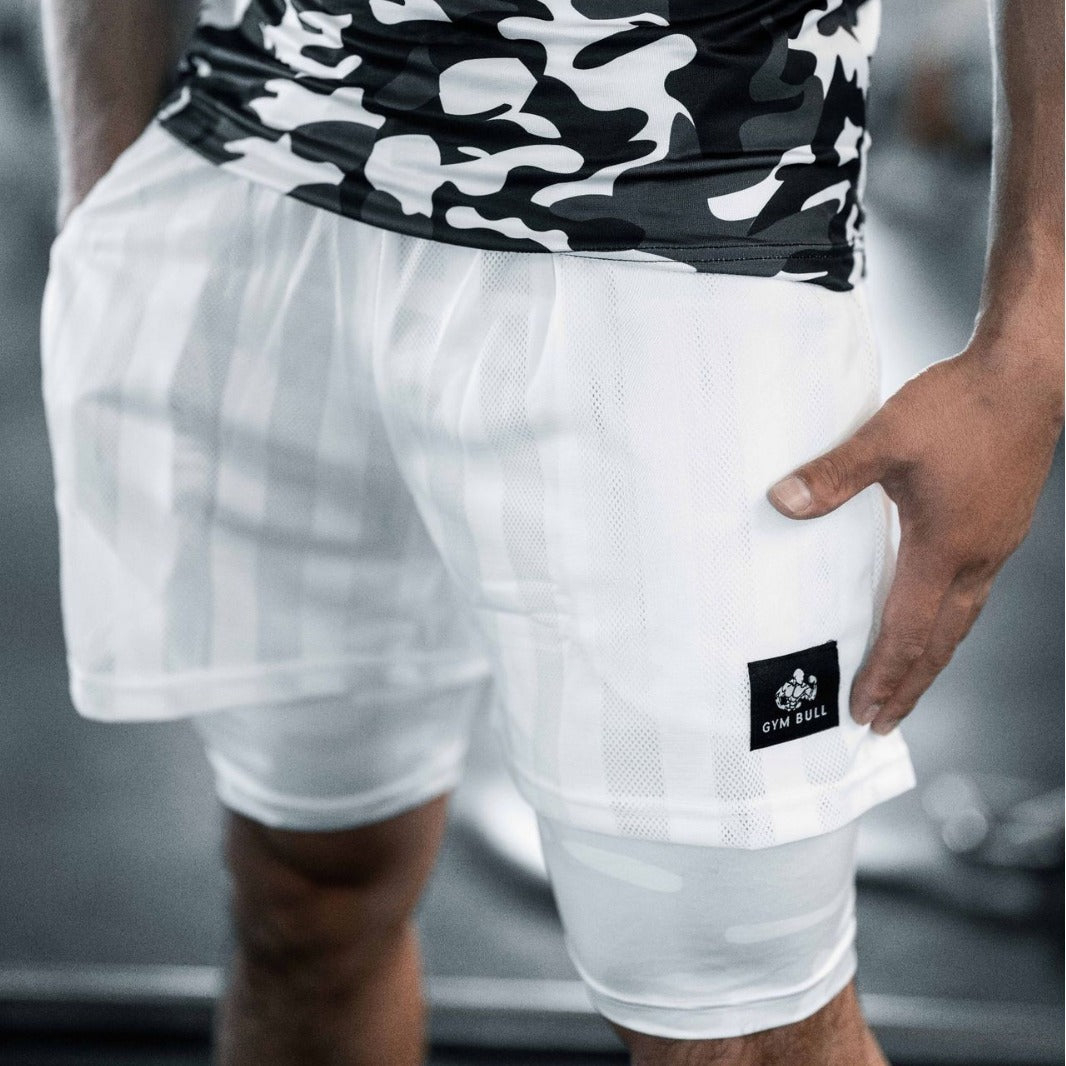 Men's Double-layer Anti-exposure Fitness Shorts