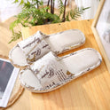 Women's Summer Linen Indoor Slippers