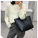 Diamond Check Bag Women's Shopping Bag Shoulder Underarm Bag