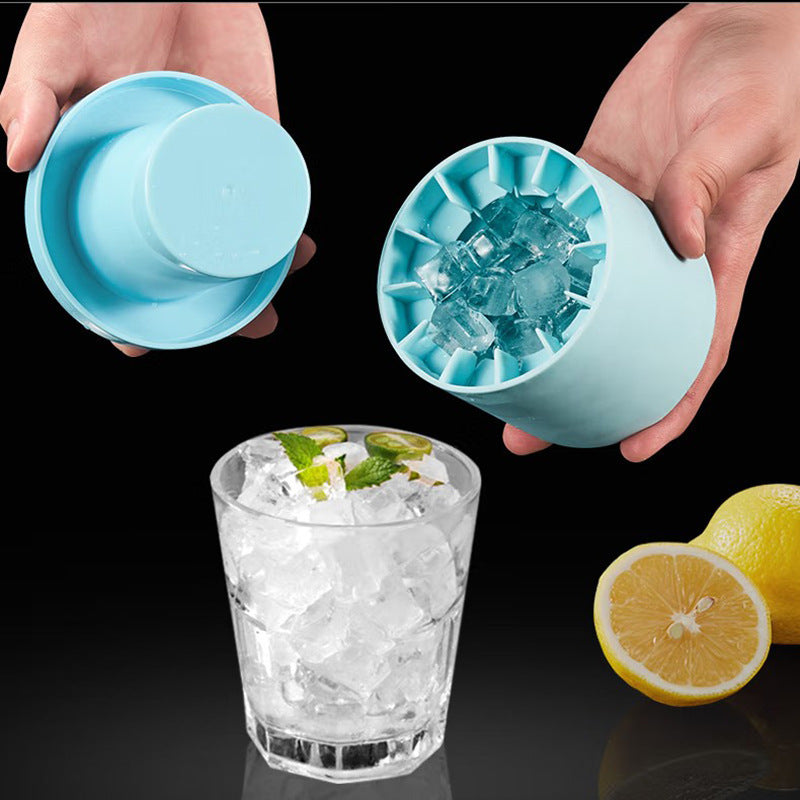 Silicone Household Cylinder Ice Cube Mold Ice Cube Household