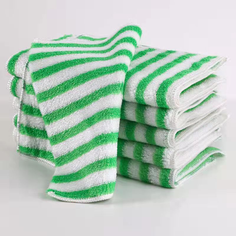 Bamboo Fiber Dish Towel Absorbent Oil-free Rag