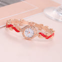 Fashionable All-match Women's Love Strap Diamond Watch