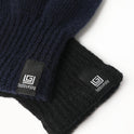 Riding Touch Screen Plus Velvet Thickened Coldproof Wool Solid Color Student Knitted Gloves