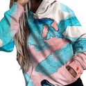 Women's Loose Thick Long-sleeved Hooded Sweater