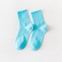 Candy Color Long Tube Cute Student Socks Casual