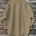 Men's Solid Color Light Plate Long Sleeved Sweatshirt