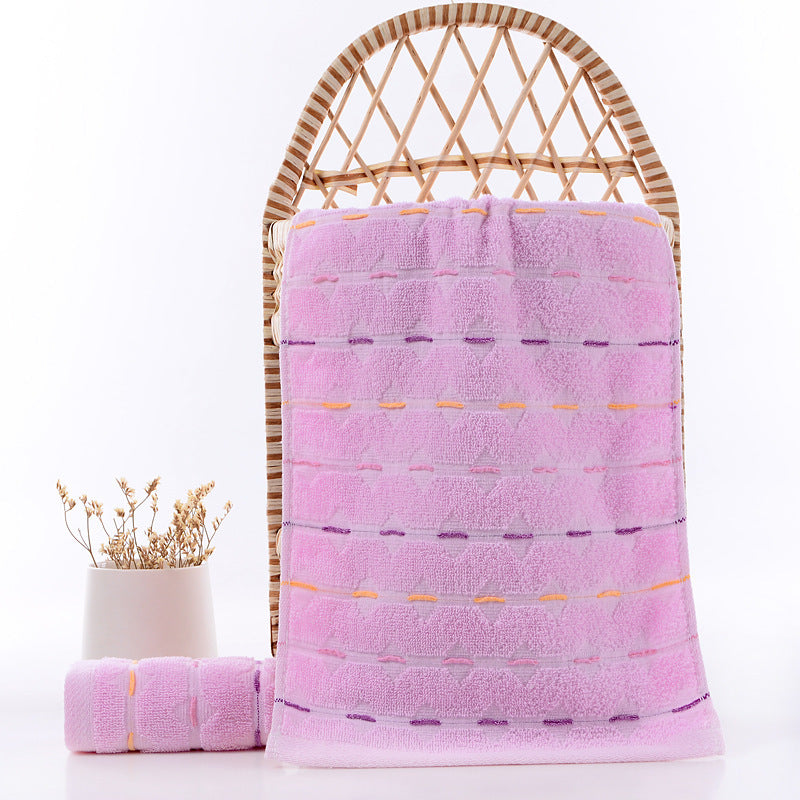 Bamboo Fiber Strawberry Towel Absorbs Water