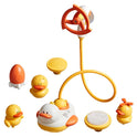 Electric Water Duck Shower Head Baby Bath Bathroom Rotating Toy