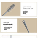Home Ladle Silicone Cup Brush Cup Cleaning Brush No Dead Angle Gap Plastic Brush Feeding Bottle Glass