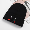 Men's And Women's Fashion Embroidered Expressions Of The Hundreds Of Woolen Hat