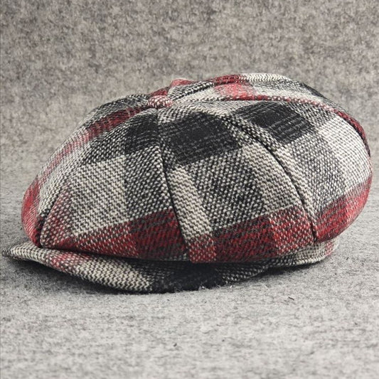 European And American Style Pattern Octagonal Cap