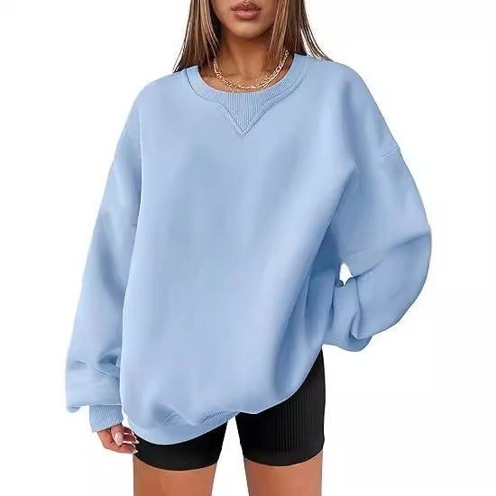 Women's Sweater Wool Round Neck Pullover Top