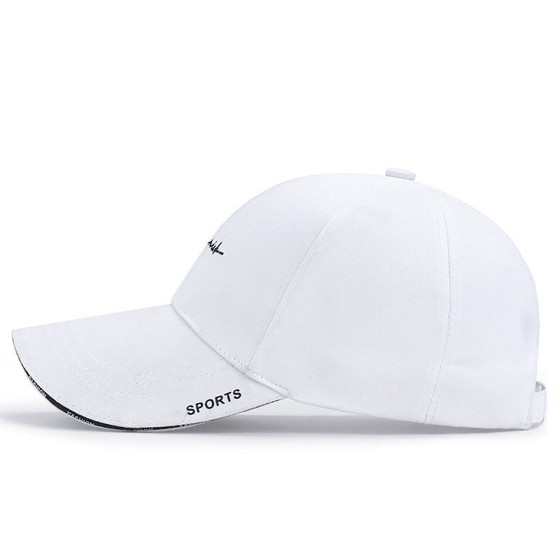 Women's Korean-style Letter Embroidered Peaked Cap Baseball Cap