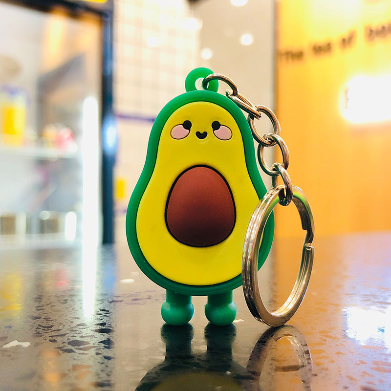 Cartoon Three-dimensional Key Chain Pendant PVC Travel Souvenir