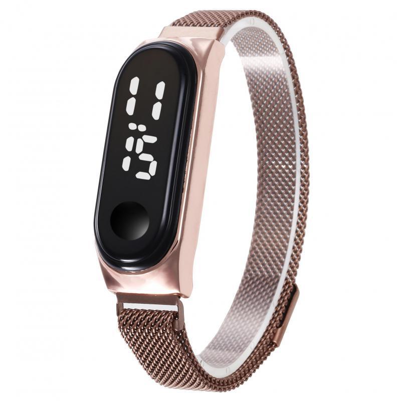 Led Watch Magnetic Magnet Waterproof Touch Meter Fashion Touch