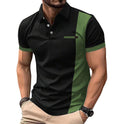 Summer Stripes Printed Men's Sports Polo Shirt