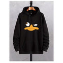 New Hoodie Cartoon Duck Print Loose Fashion