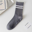 Non-slip Toe Mid-calf Length Two-bar Socks