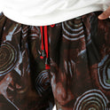 Men's Cotton And Linen Print Pencil Pants